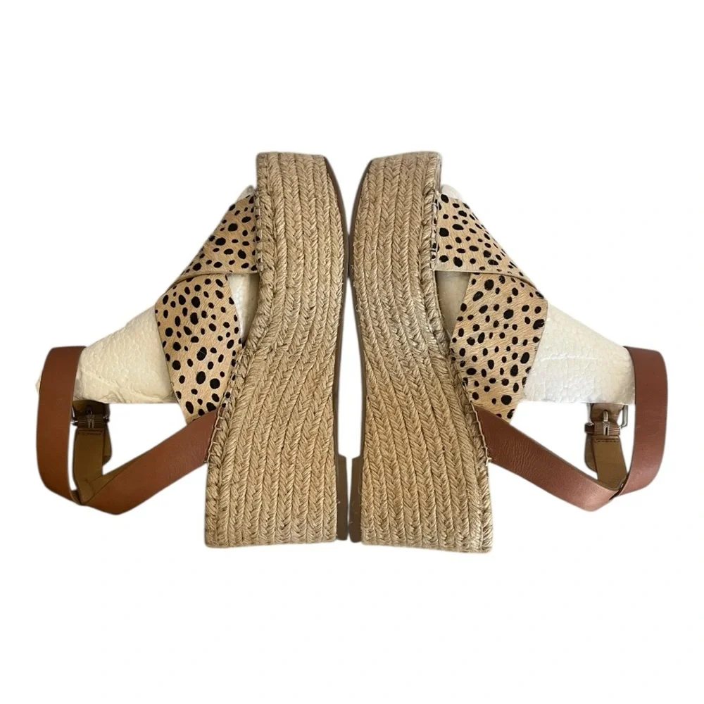 Dolce Vita | Carsie‎ Animal Print Espadrille Wedge Platform Sandal 10